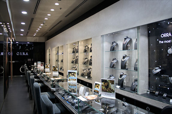 Jewellery showroom in Inorbit Mall, Navi Mumbai